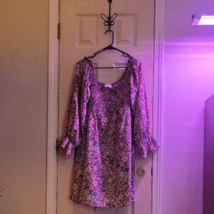 Floral Long Sleeve Dress